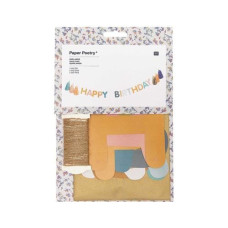 Rico Design Girlande Happy Birthday 3 m, Mehrfarbig Rico Design Girlande Happy Birthday 3 m, Mehrfarbig