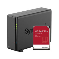 Synology NAS DiskStation DS124 1-bay WD Red Plus 2 TB