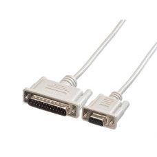 Diverse Adapterkabel RS-232 DB9 - DB25 (f-m) 3 m