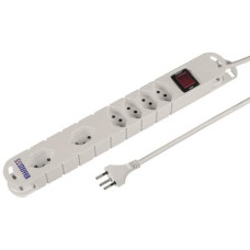 STEFFEN Steckdosenleiste STEBA VARIABL 6xT13 3 m STEFFEN Steckdosenleiste STEBA VARIABL 6xT13 3 m