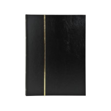 Exacompta Sammelalbum Briefmarken, 16.5 x 22.5 cm, 16 Seiten, Schwarz