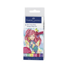 Faber-Castell Tuschestift PITT Artist Pen Manga Shôjo 6 Stück Faber-Castell Tuschestift PITT Artist Pen Manga Shôjo 6 Stück