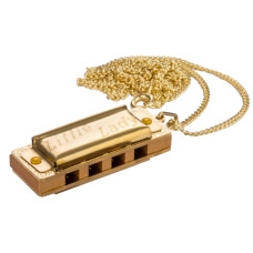 Hohner Mundharmonika Miniature Little Gold Halskette – C-Dur