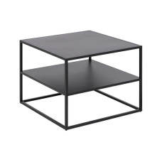 AC Design Couchtisch Newton 60 x 60 x 45 cm, Schwarz