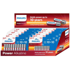Philips Batterie Alkaline Pack 120 x AA, 120 x AAA