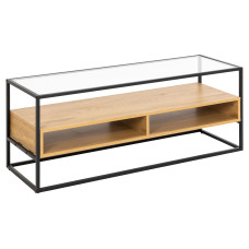 AC Design TV-Möbel Randolf 120 cm x 40 cm, Nature/Schwarz