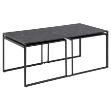 AC Design Couchtisch Infinity 120 cm x 48 cm, Schwarz