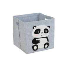 relaxdays Spielzeugkorb Panda relaxdays Spielzeugkorb Panda