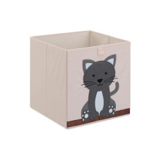 relaxdays Spielzeugbox Katze relaxdays Spielzeugbox Katze