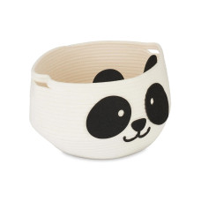 relaxdays Spielzeugkorb Filz Panda relaxdays Spielzeugkorb Filz Panda