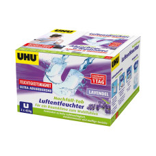 UHU Entfeuchter Lavendel Nachfüll-Tab 450 g, 2 Stück