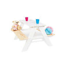 Pinolino Kindersitzgarnitur Nicki für 4 Weiss Pinolino Kindersitzgarnitur Nicki für 4 Weiss