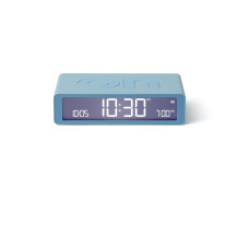 Lexon Digitalwecker Flip Classic Hellblau