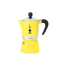 Bialetti Espressokocher Rainbow für 3 Tassen, Gelb