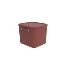 Rotho Aufbewahrungsbox Maloja 40 l, Iron Rot