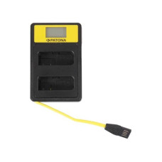 Patona Ladegerät Smart Dual LCD USB Nikon Akku EN-EL14 Patona Ladegerät Smart Dual LCD USB Nikon Akku EN-EL14