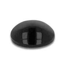 Delock Gummifüsse 10 x 3mm rund, selbstklebend, 50 Stück, schwarz