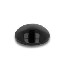 Delock Gummifüsse 6 x 2mm rund, selbstklebend, 80 Stück, schwarz