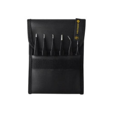 Bernstein Werkzeuge Pinzetten-Set ESD SMD, 6-teilig 110 mm/120 mm/130 mm