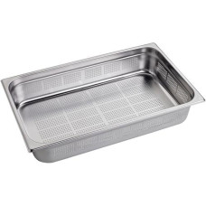 INOX Garbehälter GN 1/1 gelocht, 100 mm