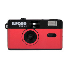 Ilford Analogkamera Sprite 35-II Red & Black