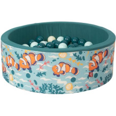 Knorrtoys Bällebad Soft Clownfish 150 Bälle beige/light mint/dark sea