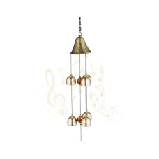 relaxdays Windspiel Feng Shui Glocken 56 cm