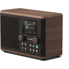 Pure DAB+ Radio Classic H4 Walnuss/Schwarz