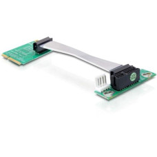 Delock PCI-E Riser Karte Mini PCI-E auf PCI-Ex1, 9 cm