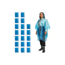 relaxdays Regenponcho Blau