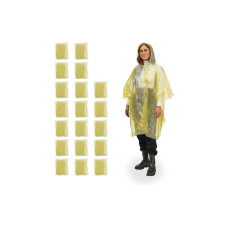 relaxdays Regenponcho Gelb