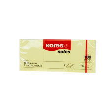Kores Notizzettel 5040, 5 x 4 cm, 36 Blöcke, Gelb Kores Notizzettel 5040, 5 x 4 cm, 36 Blöcke, Gelb