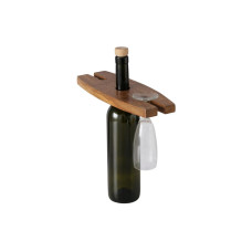 Boltze Flaschenträger Jagger für 1 Flasche, Mangoholz