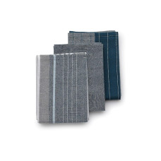 Kela Geschirrtuch-Set Pasado 3 Stück, Grau/Jeansblau Kela Geschirrtuch-Set Pasado 3 Stück, Grau/Jeansblau
