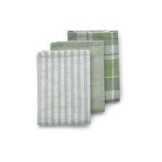Kela Geschirrtuch-Set Pasado 3 Stück, Olive Green Kela Geschirrtuch-Set Pasado 3 Stück, Olive Green