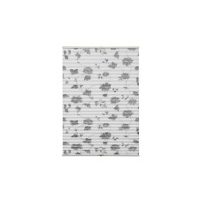 Gardinia Plissée Flowers & Plants Blüte 50 x 130 cm, Weiss