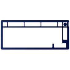 HyperX Alloy Rise 75 Top Plate marineblau HyperX Alloy Rise 75 Top Plate marineblau