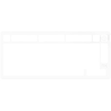 HyperX Alloy Rise 75 Top Plate weiss HyperX Alloy Rise 75 Top Plate weiss