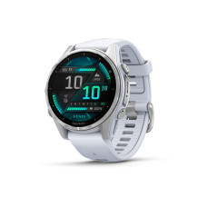 GARMIN Sportuhr Fenix 8 AMOLED, 43 mm Weiss