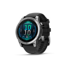 GARMIN Sportuhr Fenix E, 47 mm Silber