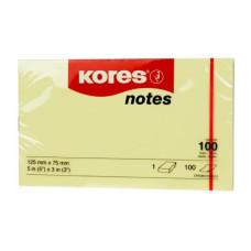 Kores Notizzettel 12575, 12.5 x 7.5 cm, 12 Blöcke, Gelb