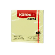 Kores Notizzettel 7575, 7.5 x 7.5 cm, 12 Blöcke, Gelb Kores Notizzettel 7575, 7.5 x 7.5 cm, 12 Blöcke, Gelb