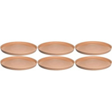 Leonardo Frühstücks- & Dessertteller Roma 6 Stück,Orange Leonardo Frühstücks- & Dessertteller Roma 6 Stück,Orange