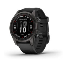 GARMIN GPS-Sportuhr Fenix 7S Pro Sapphire Solar Edition Schwarz