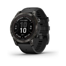 GARMIN Sportuhr Fenix 7 Pro Sapphire Solar Edition Anthrazit