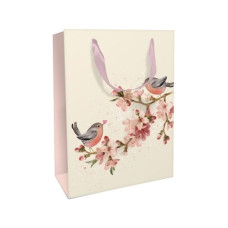 Braun + Company Geschenktasche Cherry Blossom Love 26 x 36 x 13 cm, Rosa