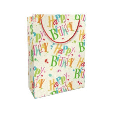 Braun + Company Geschenktasche Birthday Dance 23 x 33 x 11 cm, Mehrfarbig