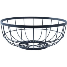 present time Früchtekorb Open Grid 28 cm, 1 Stück, Schwarz