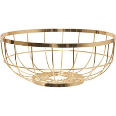 present time Früchtekorb Open Grid 28 cm, 1 Stück, Gold