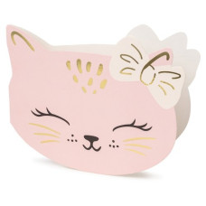 Partydeco Einladungskarte Katze 6 Stück Partydeco Einladungskarte Katze 6 Stück